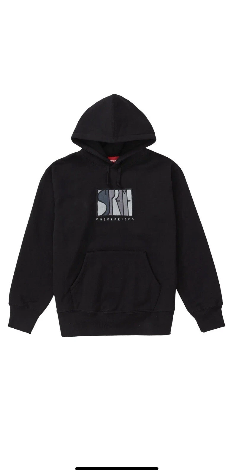 Sweat shirt à capuche Supreme Enterprises taille moyenne noir FW20