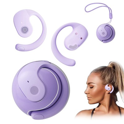 Kabellose Kopfhörer Bluetooth 5.4 Stereo-Ohrbügel-Kopfhörer TWS Ohrhörer DE Xmas