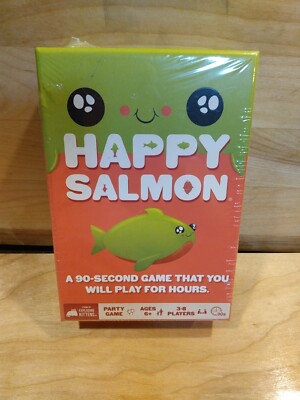 Exploding Kittens Happy Salmon 90 Second Party Game You'll Play for Hours  2021