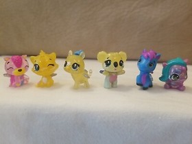Lot of 6 Hatchimals Colleggtibles - Multiple Series Includes Music Kitty