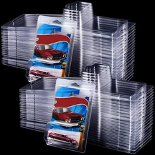 60Pack Clear Protector Case Plastic Display For Hot Wheels & Matchbox Basic Cars
