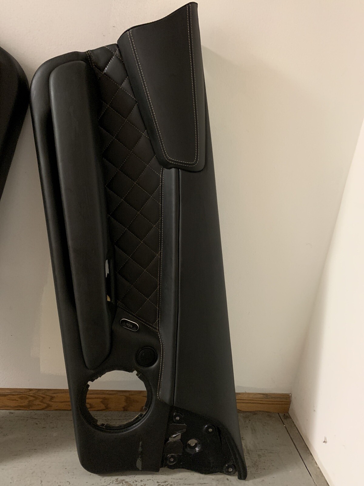  LAMBORGHINI MURCIELAGO ROADSTER INTERIOR DOOR PANELS Q-Citura Black/white