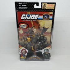 G.I. Joe 25TH ANNIVERSARY Hasbro Comic 2 Pack Scarlett And GI Joe Hawk New NIP