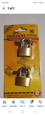 BRASS PADLOCK LUGGAGE SUIT CASE 2 PCS SET  SIZE 25 MM WITH FREE P&P UK SELL