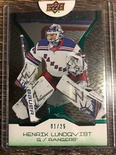 HENRIK LUNDQVIST 2019-20 UD Buybacks EMERALD Base SP #01/25 C'D #19