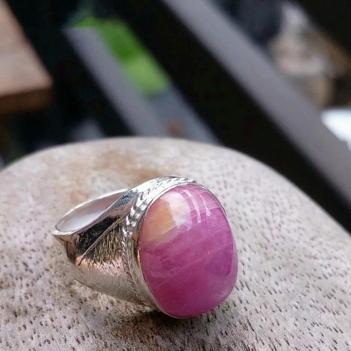 Purple ruby best sale ring