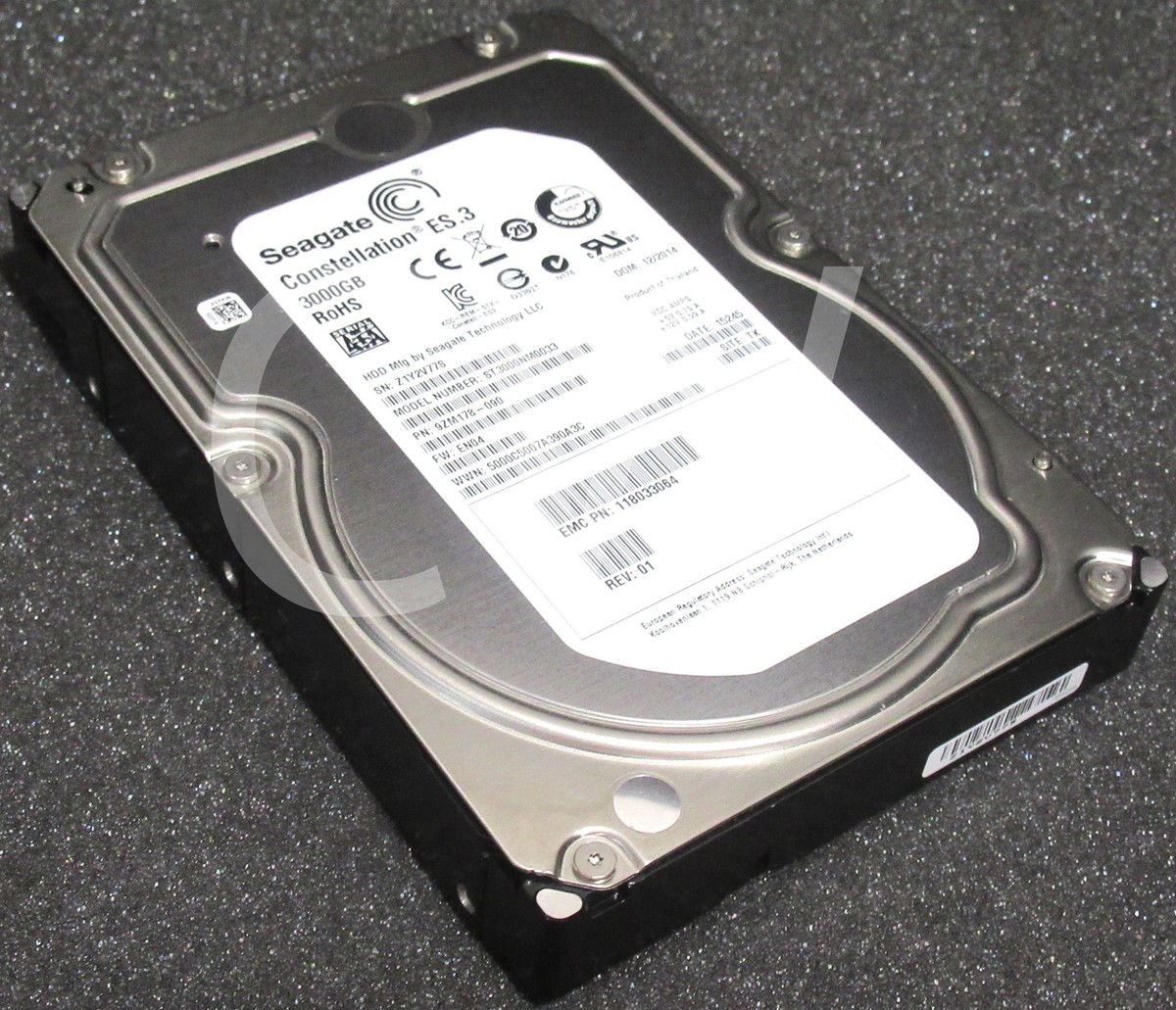Seagate シーゲート ST3000NM0033（3.5 HDD 3TB） ST3000NM0033 Seagate CONSTELLATION 3TB 7200RPM 6Gbps 3.5