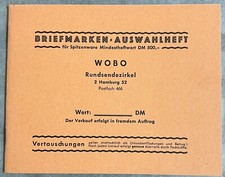 Stamp Selection Booklet WOBO Rounding Circle