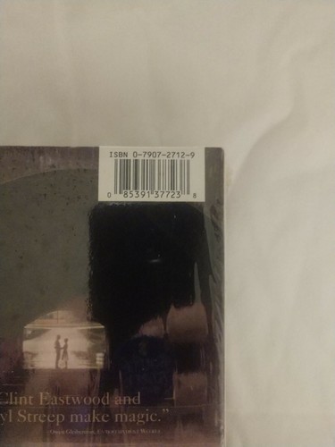 the bridges of madison county wb VHS 1996 clint eastwood meryl streep sealed new - Picture 3 of 3