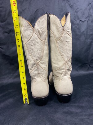 VTG Rios Of Mercedes Off White Full Quill Ostrich Cap Toe  display picture 3