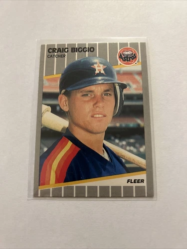 1989 Fleer Baseball - #353 Craig Biggio (RC)
