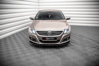 Maxton Design Frontlippe V.3 Passend FüR Vw Passat Cc Schwarz Hochglanz