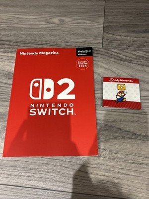 Gamescom 2025 Nintendo Mario Pin & Magazin - Merchandise