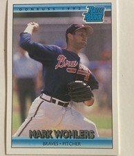 1992 Donruss - Rated Rookie Mark Wohlers #1 (protected in clear sleeve)