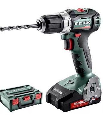 Metabo Akku Bohrschrauber BS 18 L BL 2x 2,0 Ah Li-Power Akkupacks Lader Metabox