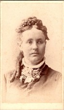 Lyons, Mich. Francis Cadwell, Lovely Lady, ID'd, c1870s, CDV Photo, #4562