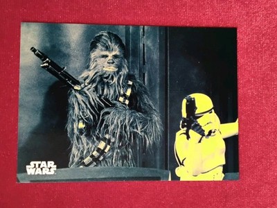 2018 Topps Star Wars : A New Hope Black & White Sephia SP #77 Wookiee Is Loose