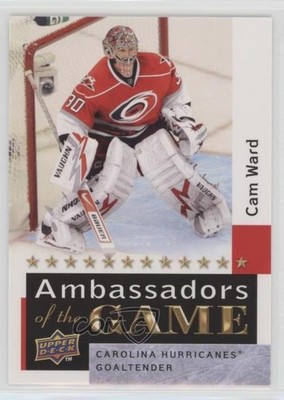 2009-10 Upper Deck Ambassadors of the Game Cam Ward #AG35 2u3