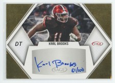 2023 SAGE HIT Autographs Karl Brooks Auto /100 #A-KB2