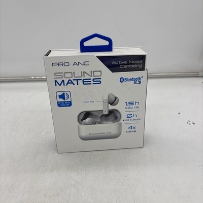 Pro Anc Sound Mates Wireless Earbuds Noise Canceling, Sweat Resist, 5 Hour Music