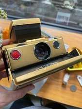 Polaroid SX-70 Alpha 1 24K Gold Limited Edition 0095 w/ Box Rare Collectible