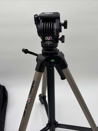 Velbon CX 687 Deluxe Camcorder Stativ mit VEL-Flo 9 PH-368 Fluid Panhead - Bild 4 von 10
