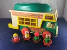 Vintage Fisher Price Little People Play Family Camper RV w/ Truck #994 1972