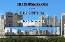 TrainJunkies Big City 14  Model Railroad Backdrop