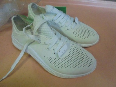 New Crocs Literide 360 Pacer Women's 7 Almost White