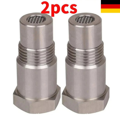 2× O2 Lambda Probe Adapter M18 * 1.5 Oxygen Sensor or Auto Eliminator Extender D