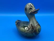 Vintage Mexican Pottery Tonala Duck