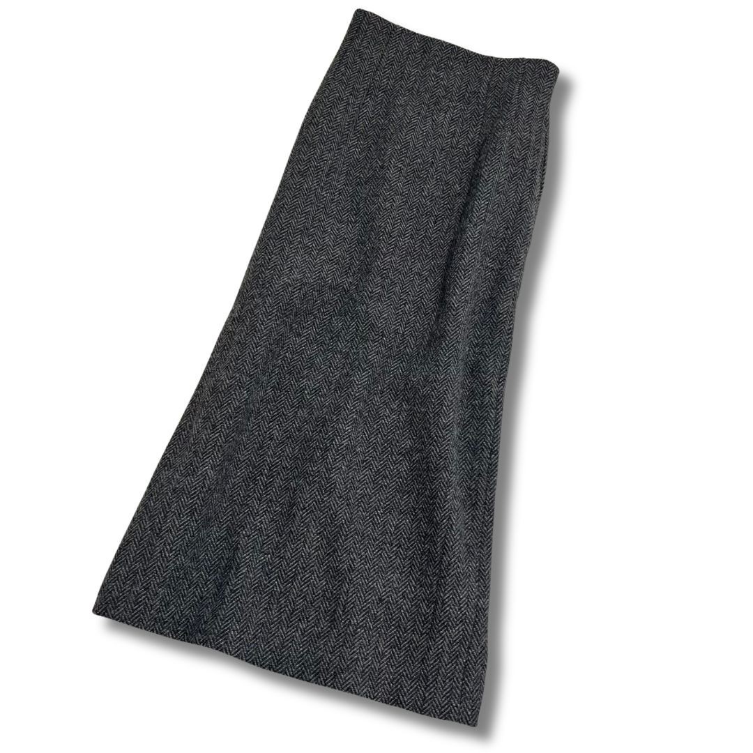 Tricot Comme des Garcons AD1999 TS-04042M Skirt Herringbone Wool   vintage