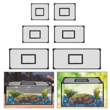 Fish Tank Cover Self Assembly Anti Jump Net Cover Magnetic DIY Aquarium Hood