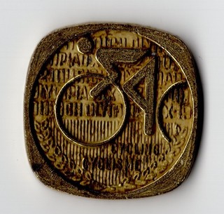 1972 Canadian Olympic Association Munich Olympics Cycling Token CANADA