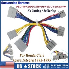 Arnés de conversión de ECU OBD1 a OBD2A (reversa) para actualización Civic Integra 1992-95
