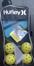 Hurley Pickleball Set with Paddles, 4 Balls, Carry Bag, Model HAPB0001