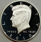 2010-S Kennedy Half Dollar Proof 90% Silver Lot of (6)