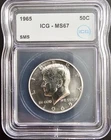 1965 Kennedy Half Dollar SMS MS67 ICG