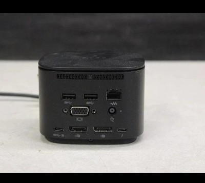 Sale! Gently Used, Tested HP Thunderbolt 3 Docking Station  120W G2 Black 