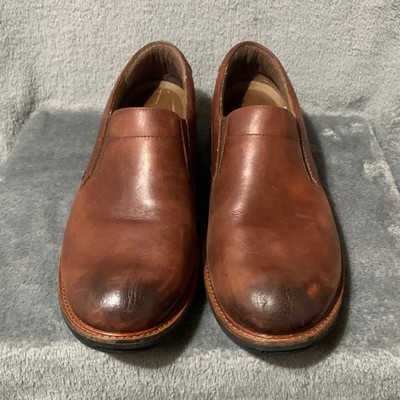 Dansko Mens Jackson Brown Leather Slip On Loafers Shoes Size 46 12-12.5 US