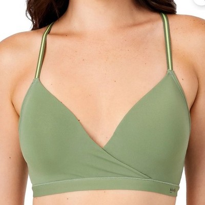 Kindly Yours Sea Spray Green Sustainable Crossover Wireless Bra XXL 40050