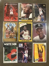 Michael Jordan Lot 9 Cards 80s 90s Fleer SLU Upper Deck Skybox Hoops insert RARE