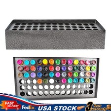 Tattoo Ink Bottle Holder 78 Holes Metal Ink Vertical Display Stand Organizer