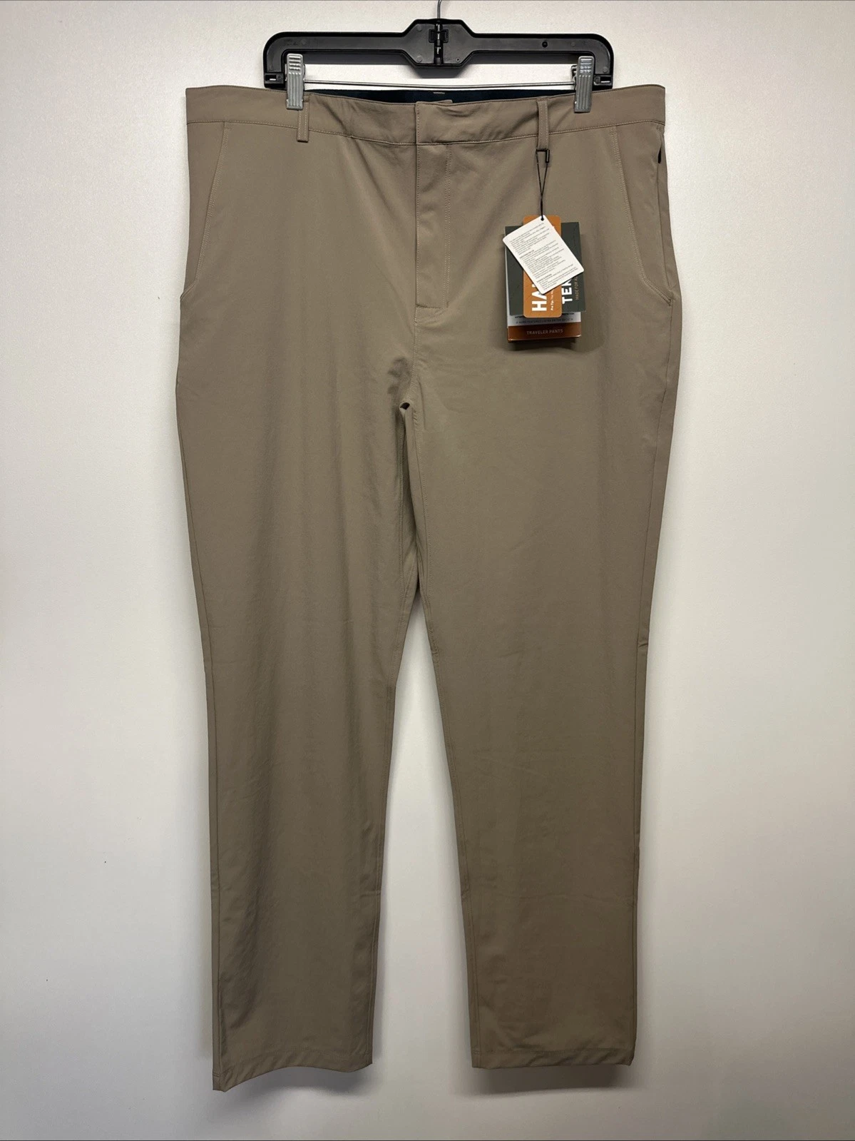 New Teren Men’s Traveler Hiking Pants 38 X 32 Insect Repel Tech SPF Msrp $129.95