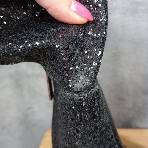 Dolls Kill Shelley's London Sparkle Platform Boots Festival Size 7 Glitter 5" - Afbeelding 15 van 17