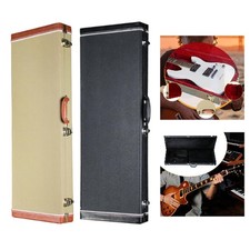 Electric Bass Case Hard Shell Lightweight Portable Locking Latch Wood with