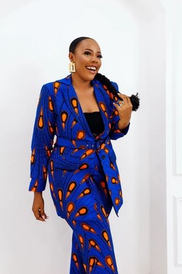 MYTRIBENG LERATO AFRICAN PRINT SUIT SET