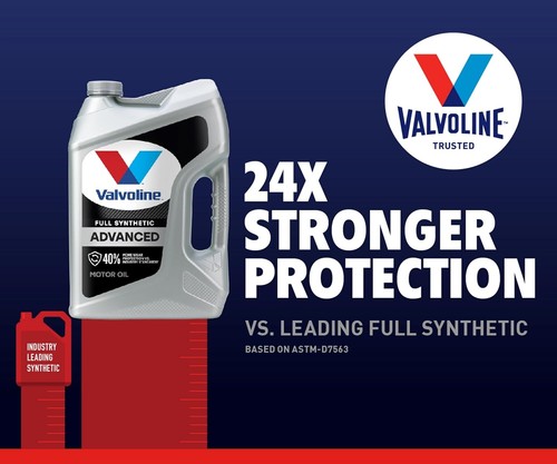 Valvoline Advanced vollsynthetisches SAE 5W-30 Motoröl 5 QT 5 - Bild 3 von 7