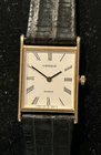 VTG Seiko Lassale Ladies Ultra Thin Tank Watch White Dial Roman Numeral