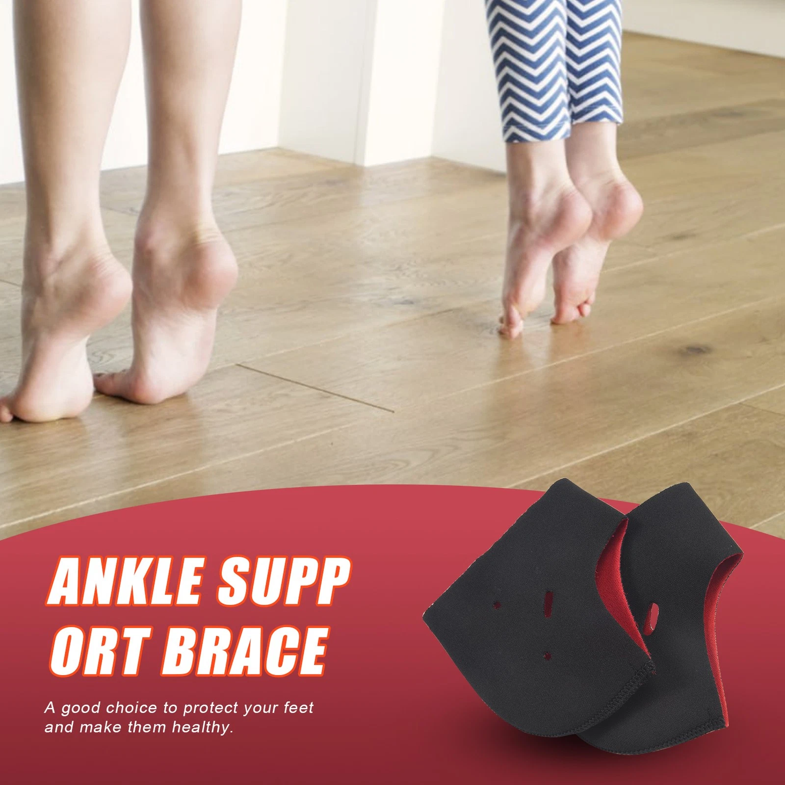 GRAFF Cavigliera Elastica Supporto Cavigliera Fascia Nera Supporto Salute Tutore Piedi X7C8